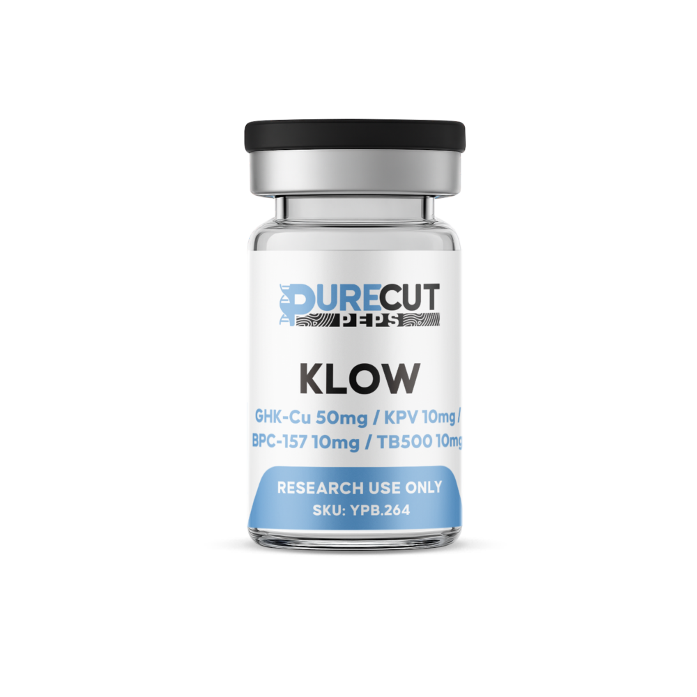 KLOW - GHK-Cu (50mg) / KPV (10mg) / BPC-157 (10mg) / TB500 (10mg)